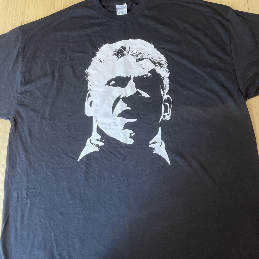 WWF Vince McMahon 3XL black T-shirt NOS‎